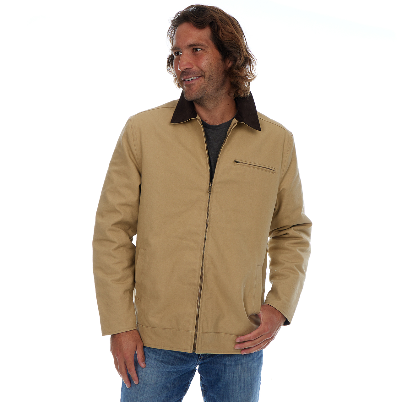 Nolan Cotton Corduroy Collared Jacket