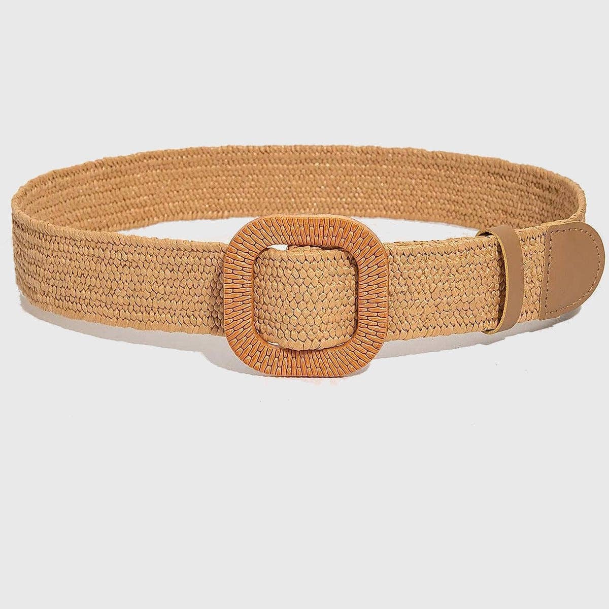 Boho Hollow Woven Straw Belt for Women