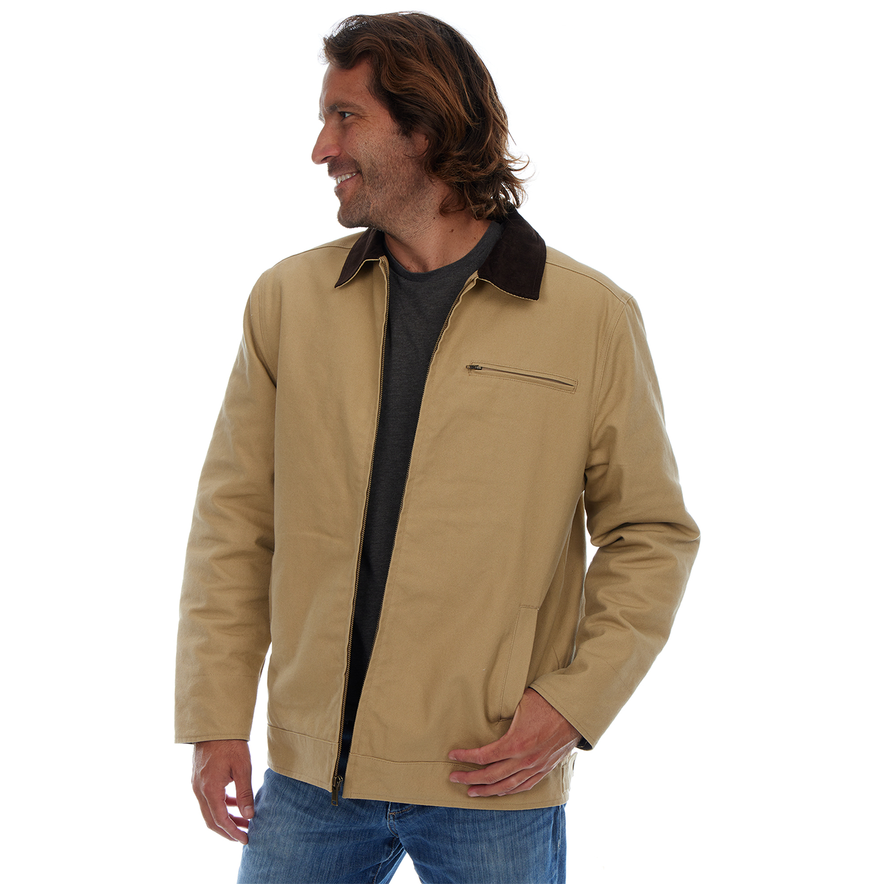 Nolan Cotton Corduroy Collared Jacket