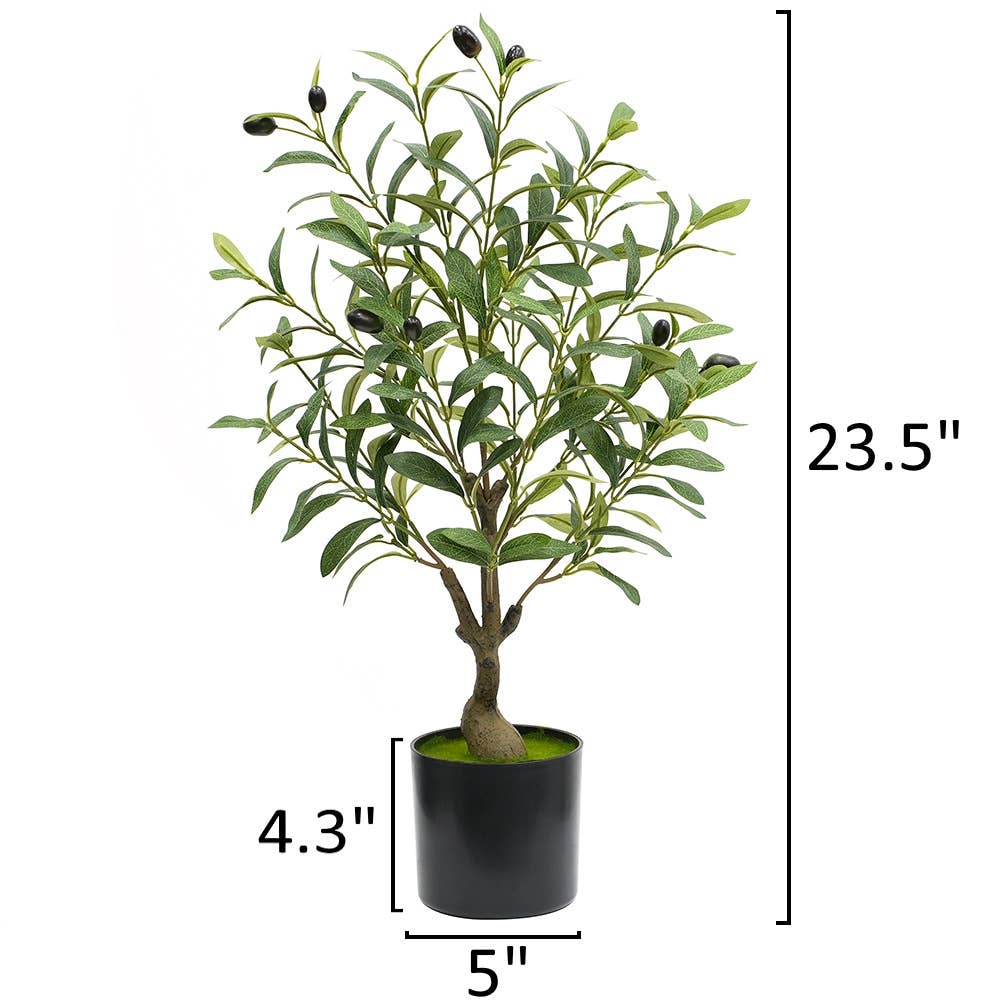Extra-Dense Foliage-Artificial Quality Realistic Olive Tree
