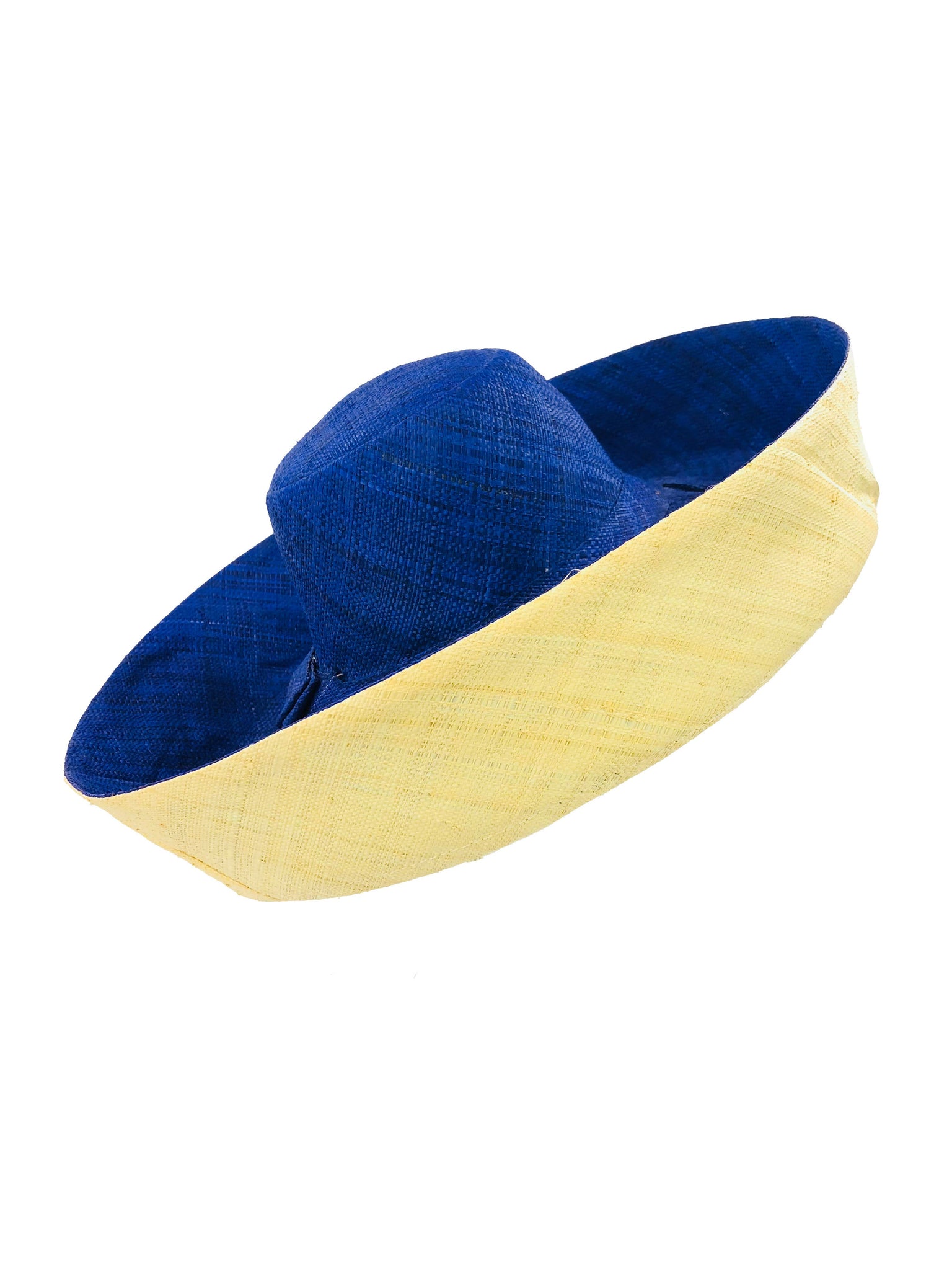 Sun Hats: Two Tone Packable 5" & 7" Brim Raffia Straw