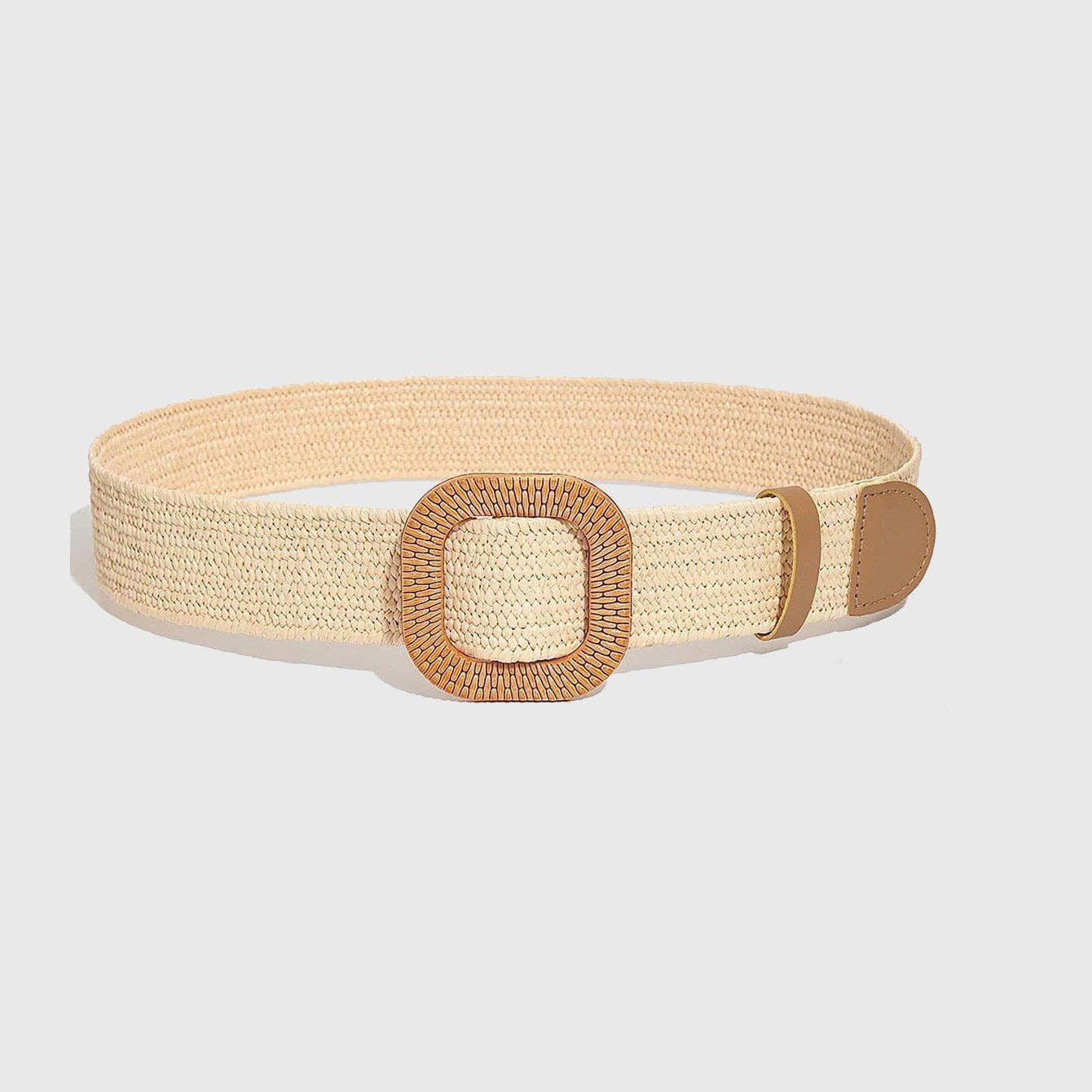 Boho Hollow Woven Straw Belt for Women
