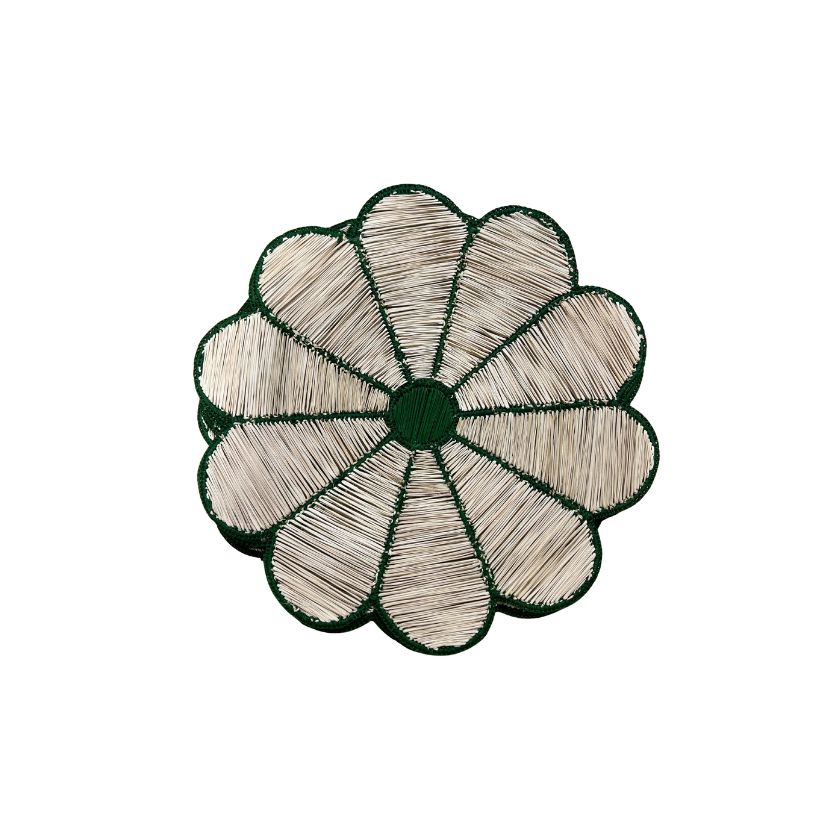 Flower Woven Placemat (set 4)