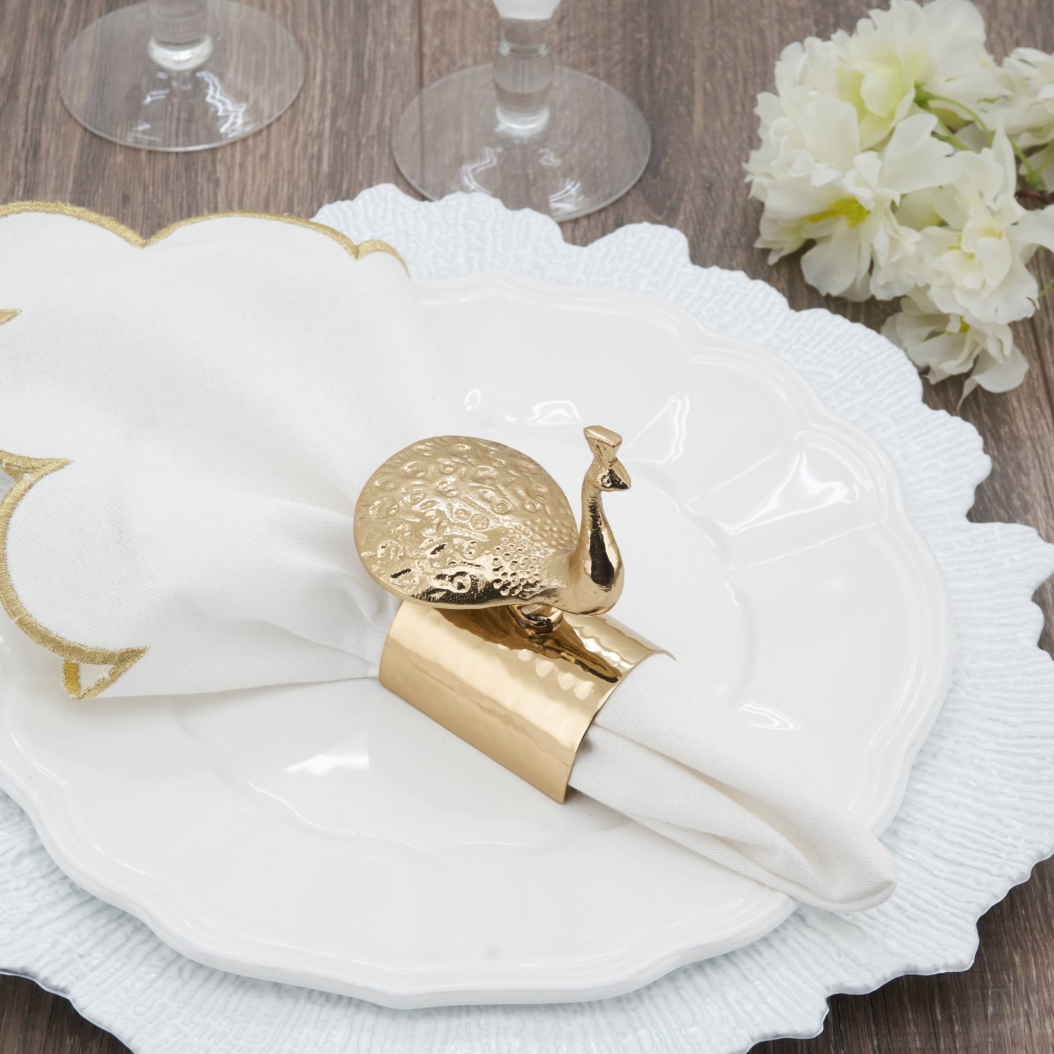 Peacock Napkin Ring