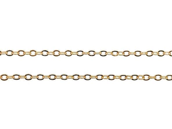 Sparkling Delicate Rolo Chain (Available in 2 Clasps)