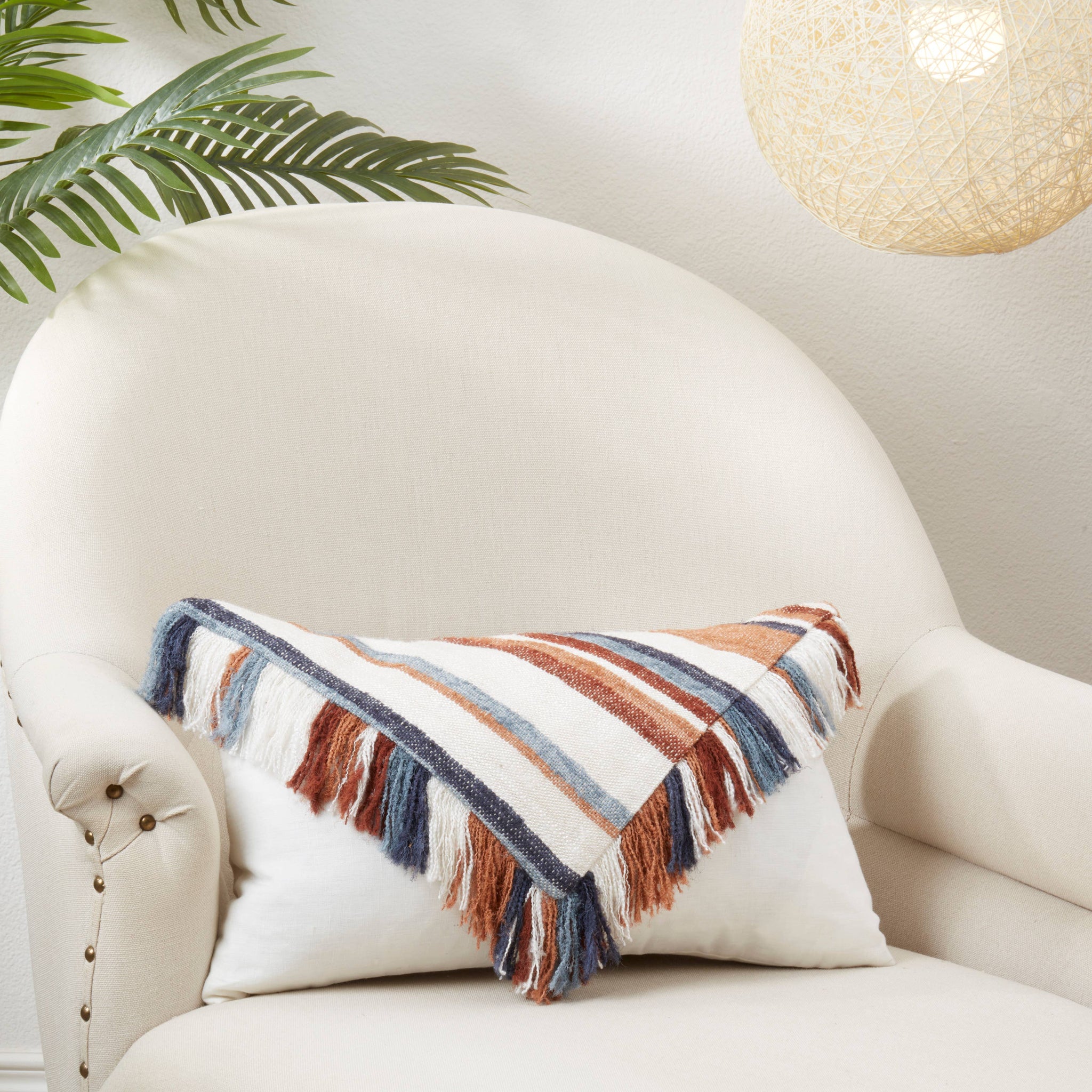 Fringe Fantasy Throw Pillow