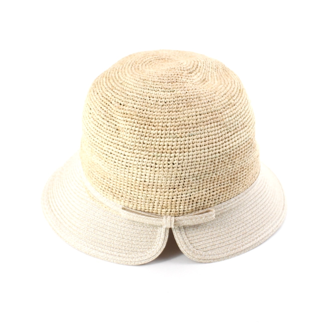 Raffia Sun Hat w/Bow Accent