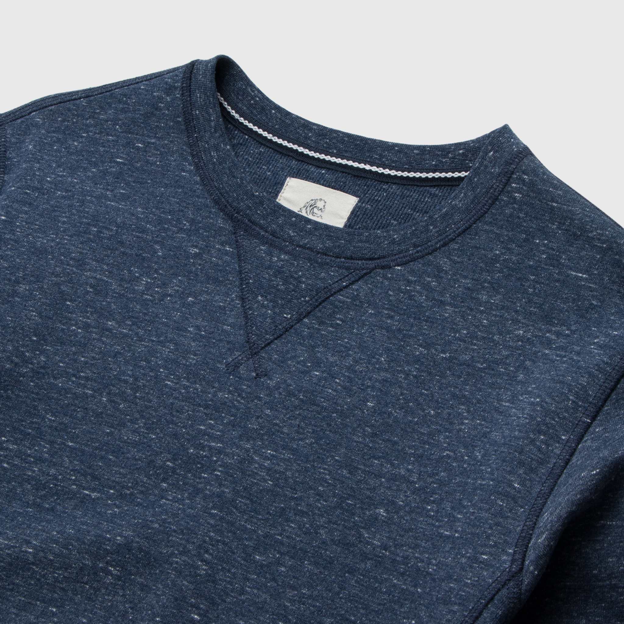 Butch Melange Crewneck - Navy