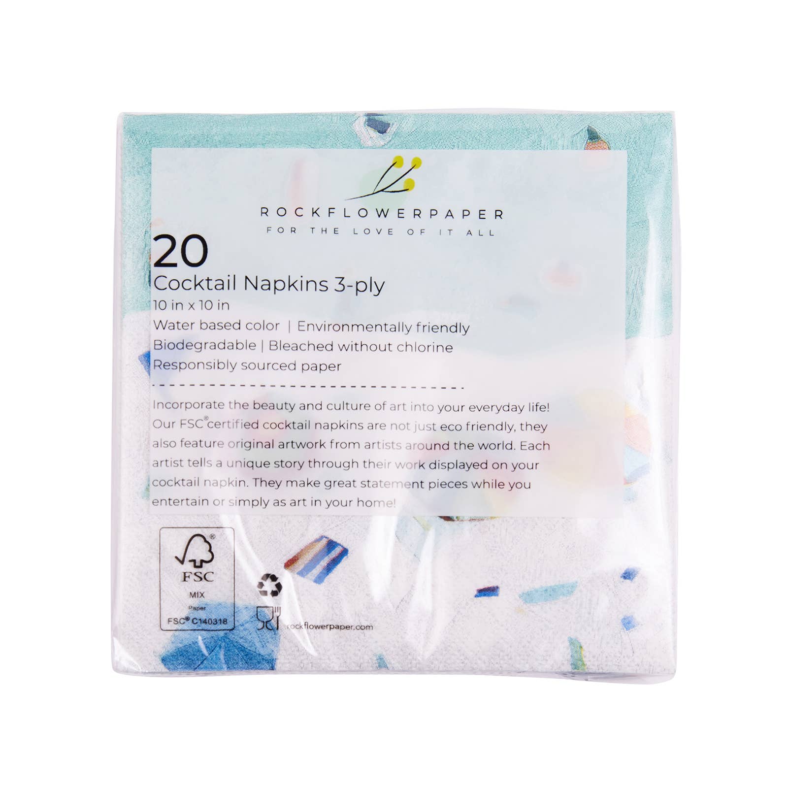 BEACH VISTA Paper Napkins, Pack of 20