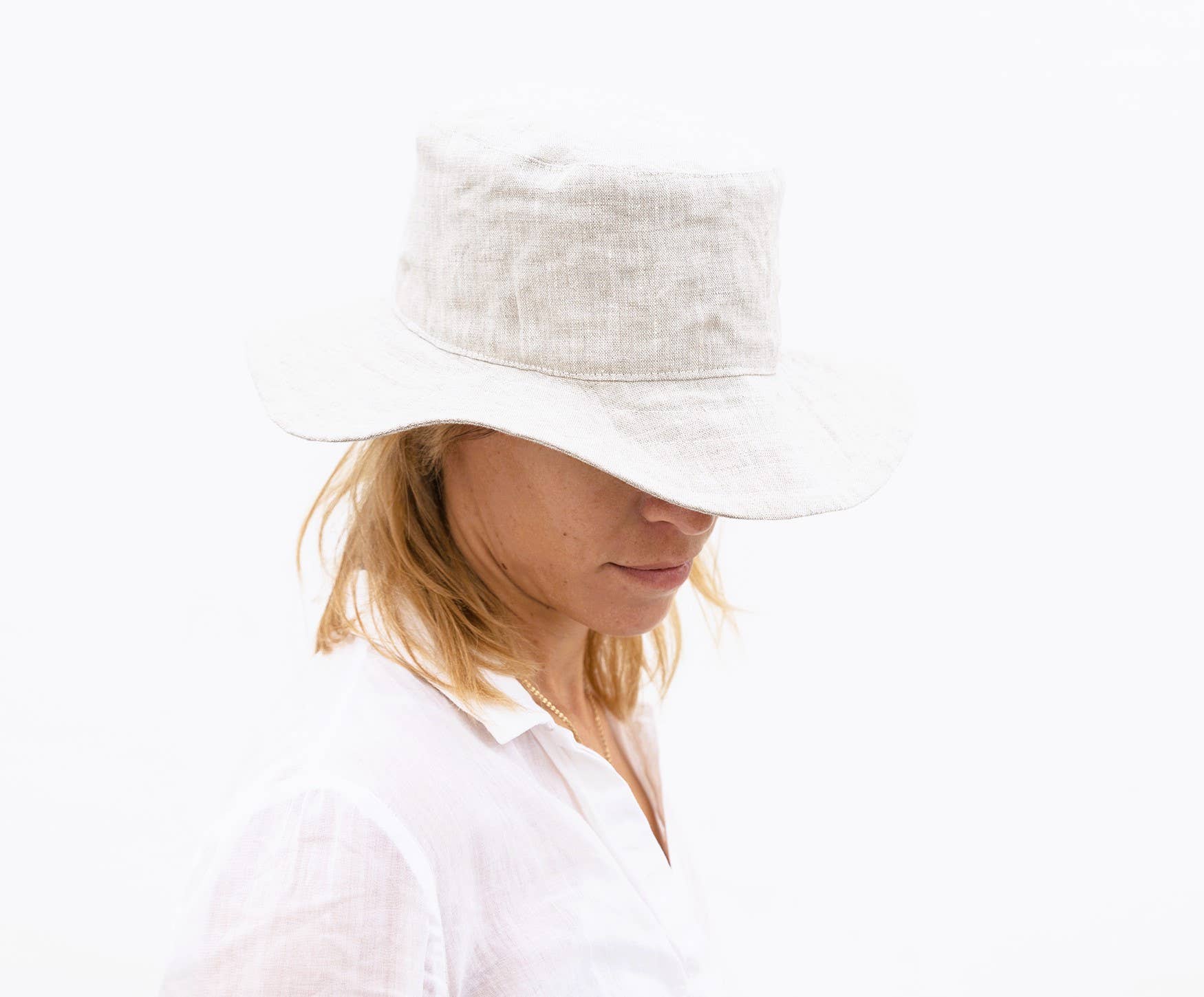 Linen Bucket Hat