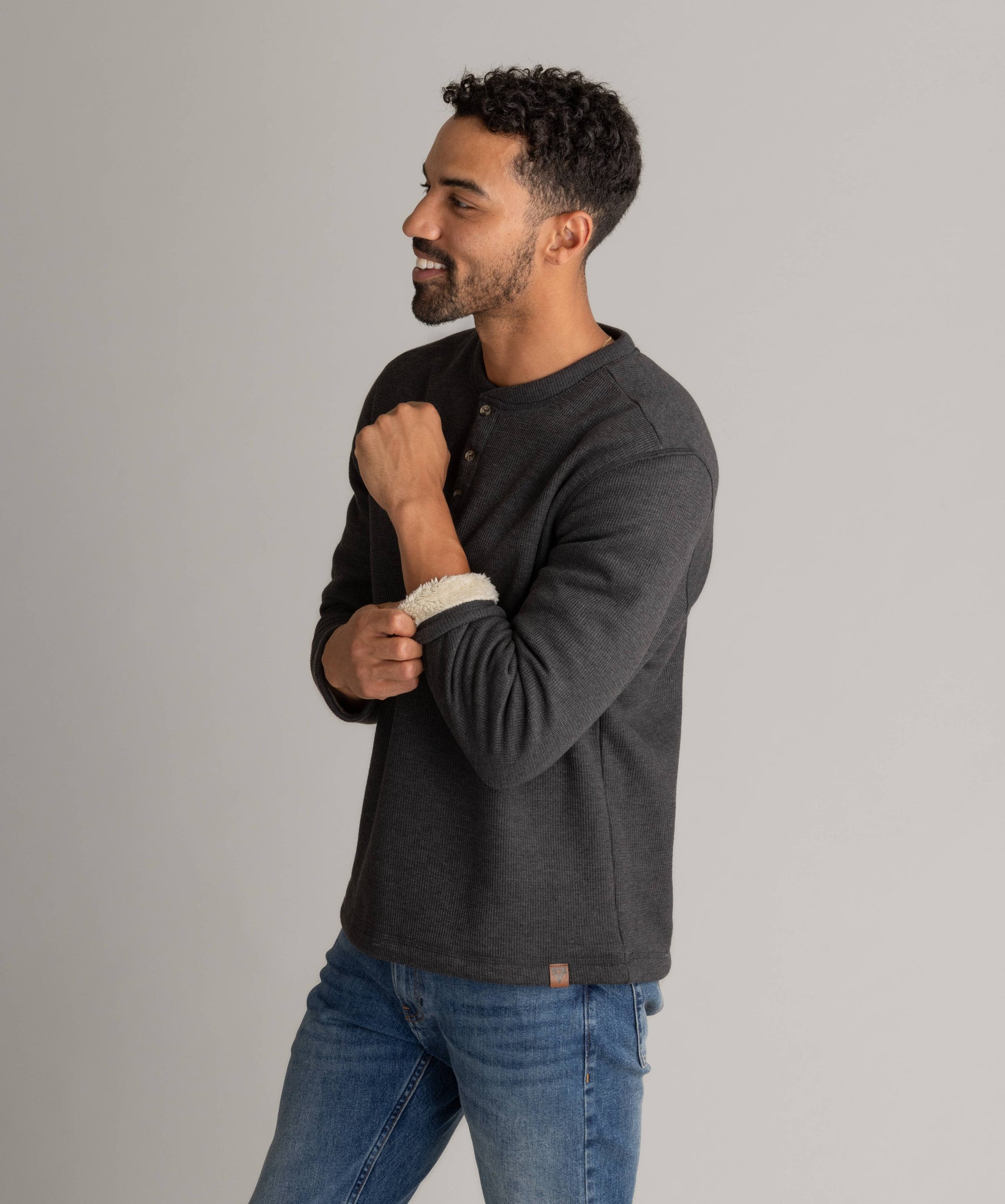 Men's Fireside Sherpa Lined Henley