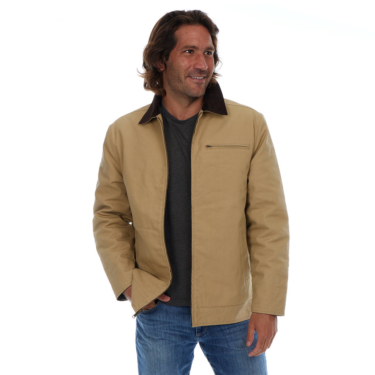 Nolan Cotton Corduroy Collared Jacket