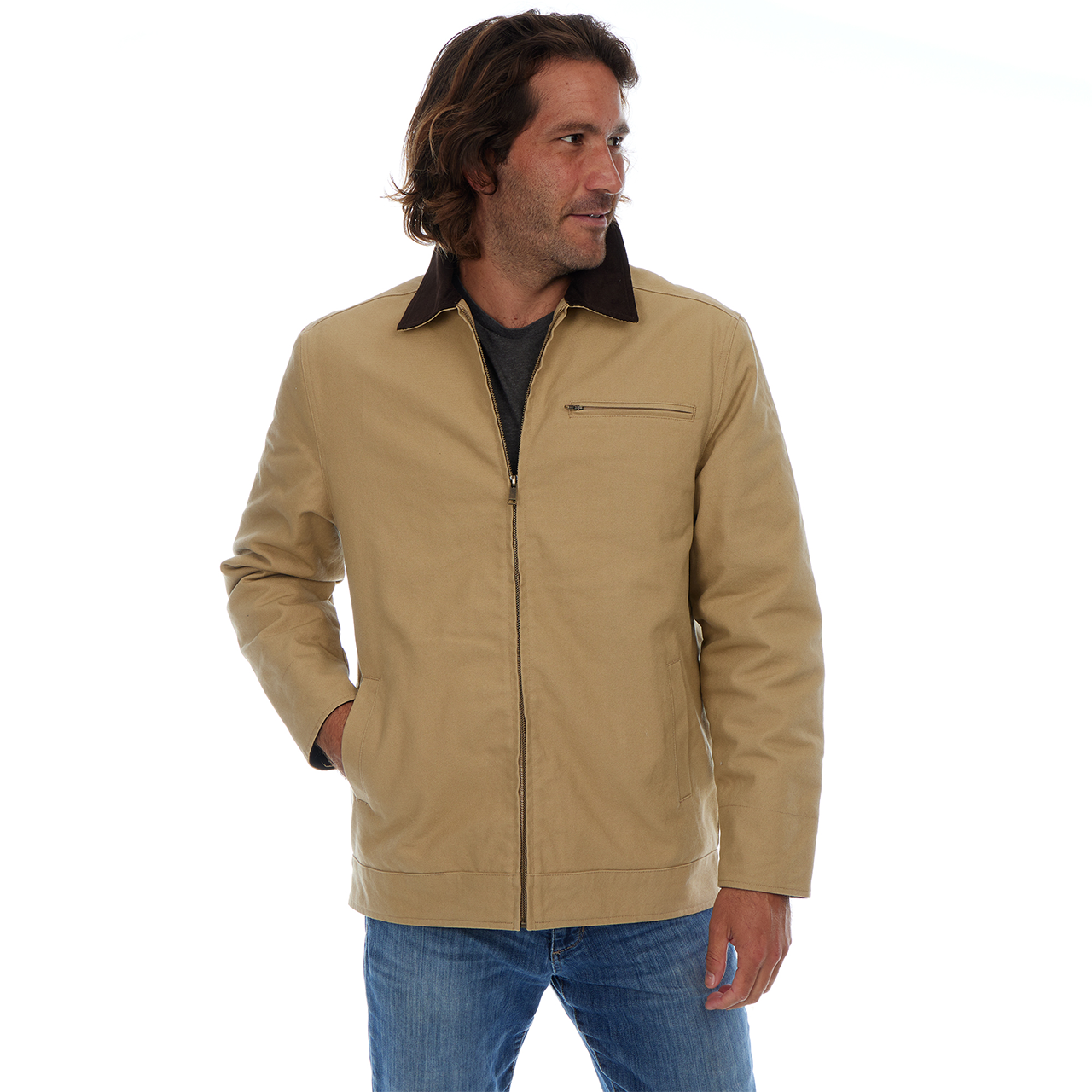 Nolan Cotton Corduroy Collared Jacket