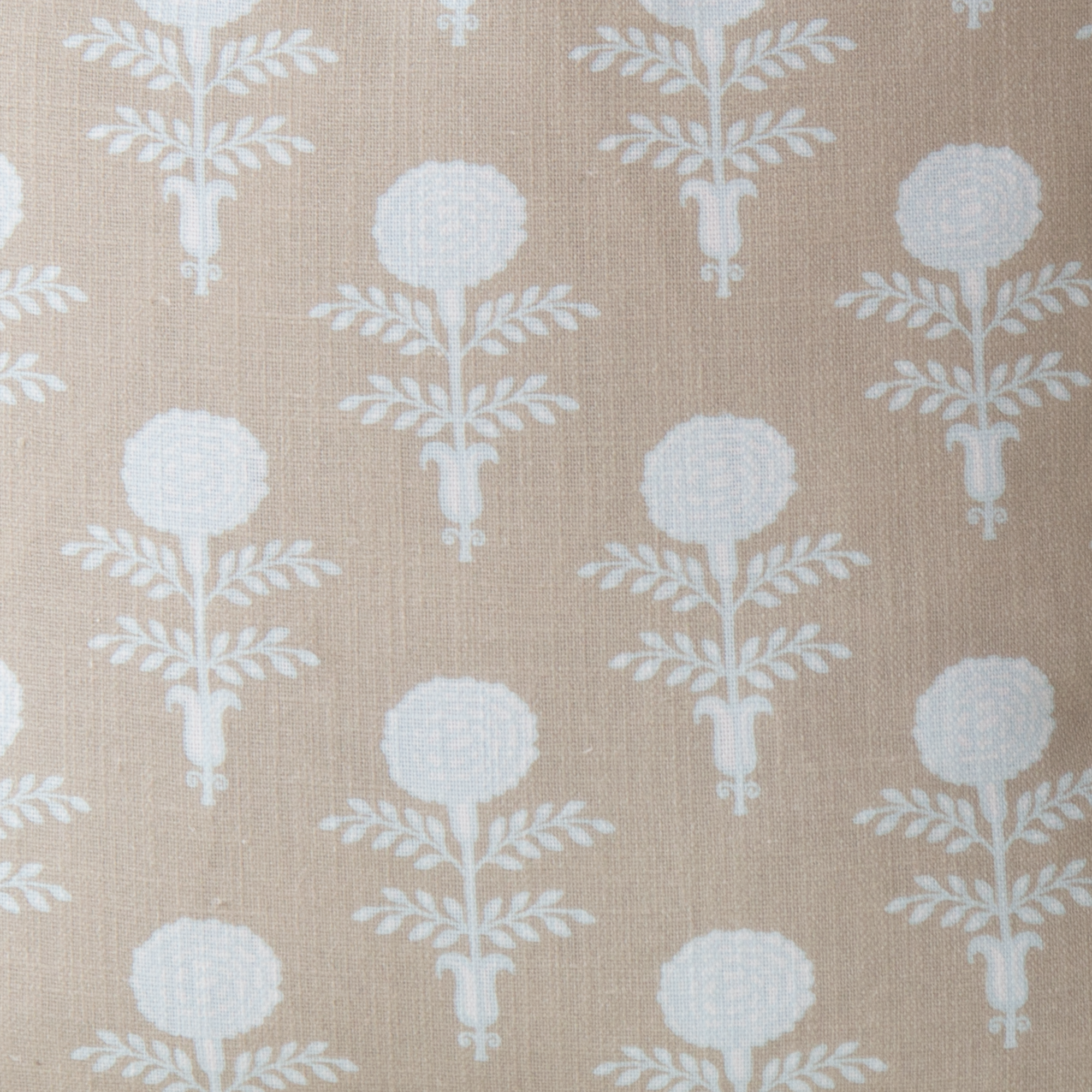 Elodie Oyster Block Print Pillow Cover