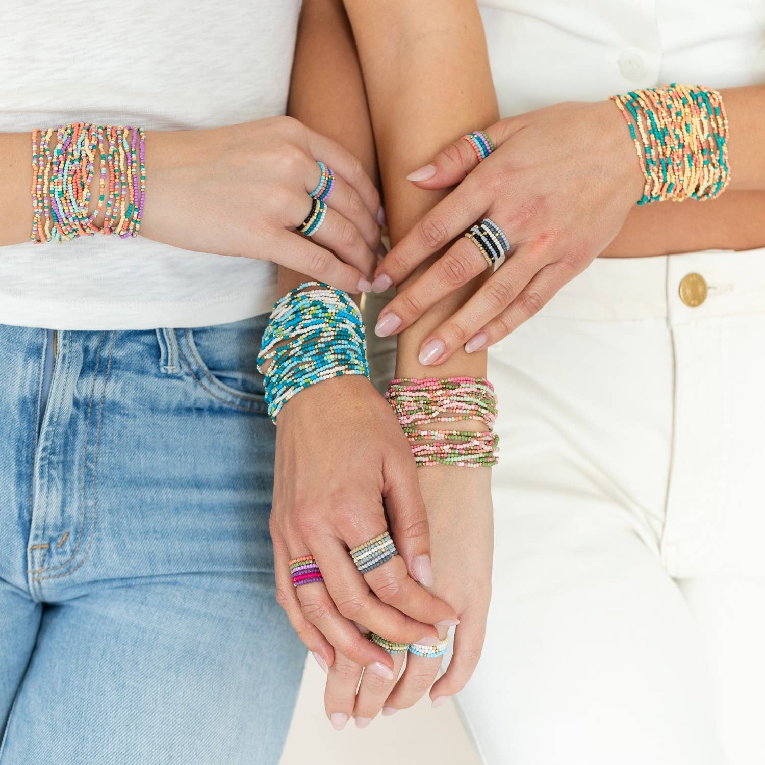 2mm Stretch Seed Bead Bracelets