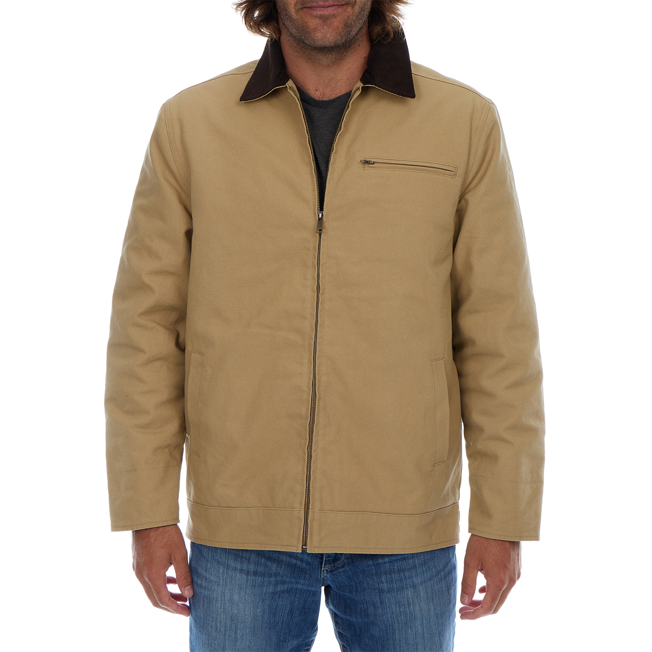 Nolan Cotton Corduroy Collared Jacket