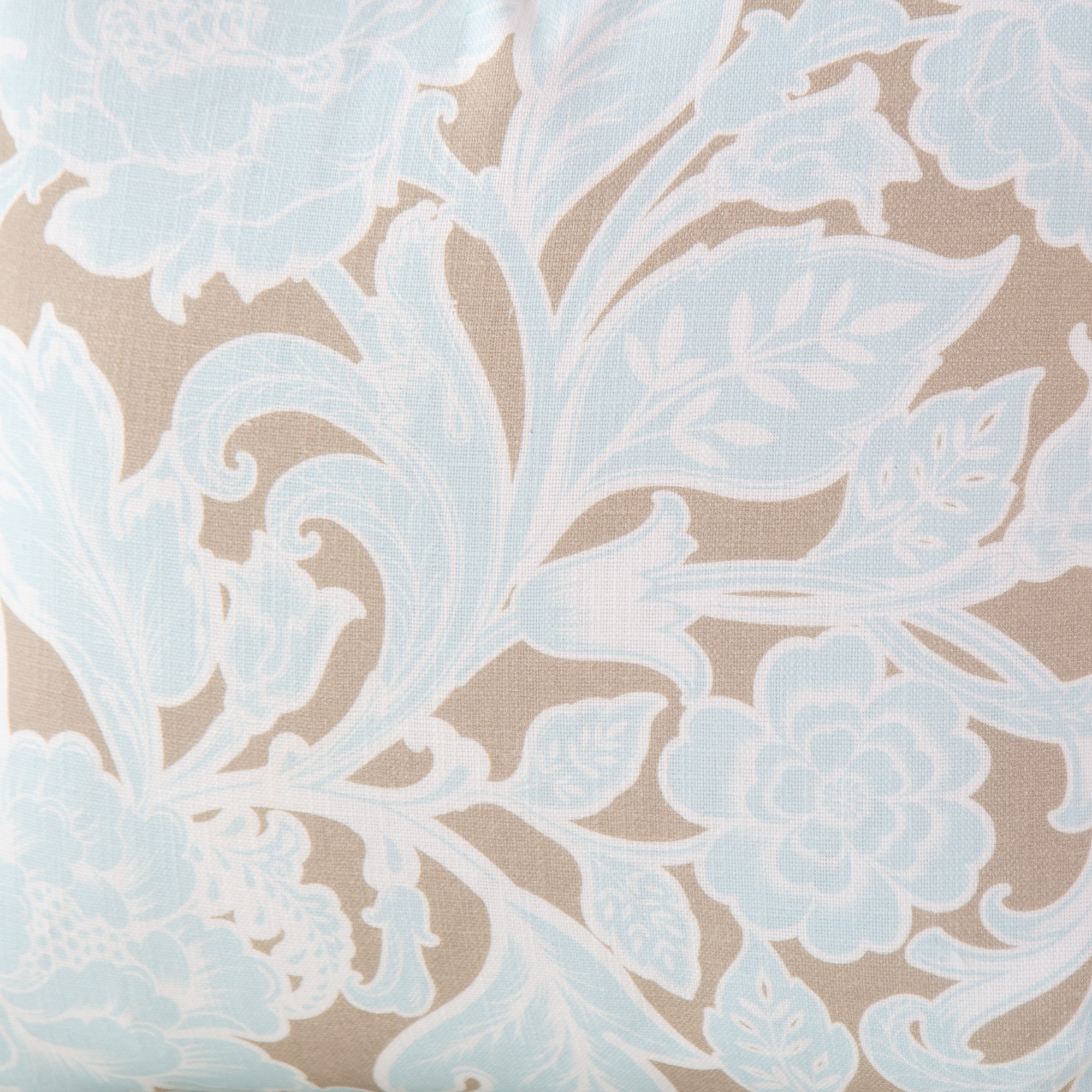 Kenna Sky Vintage Peony Block Print Pillow Cover