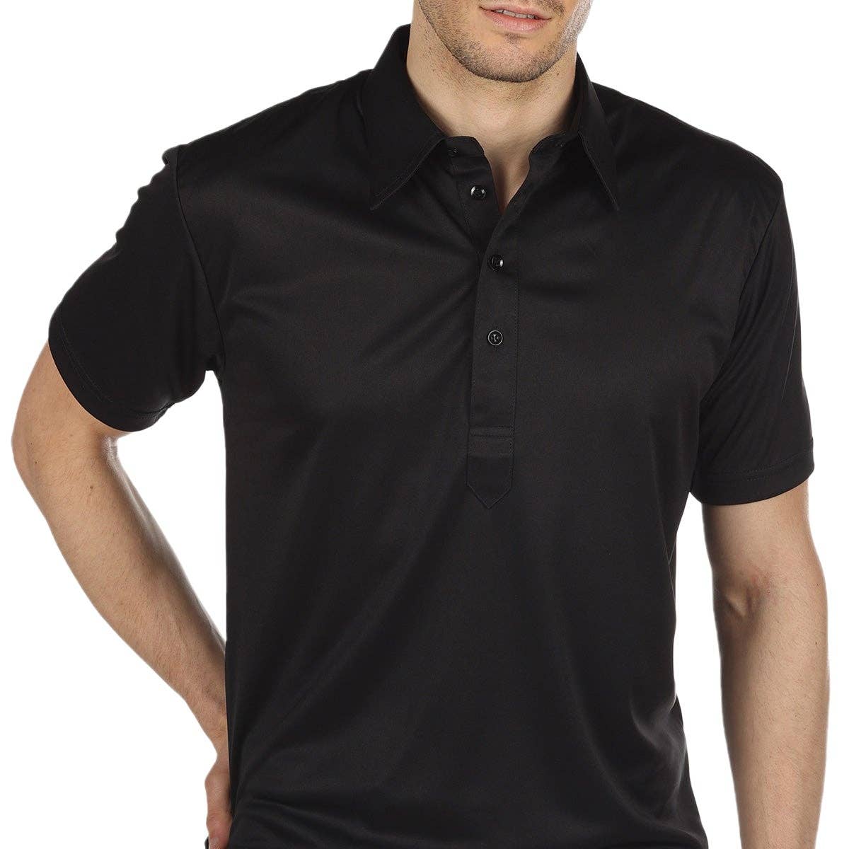 The Original Dress Collar Polo™ Black