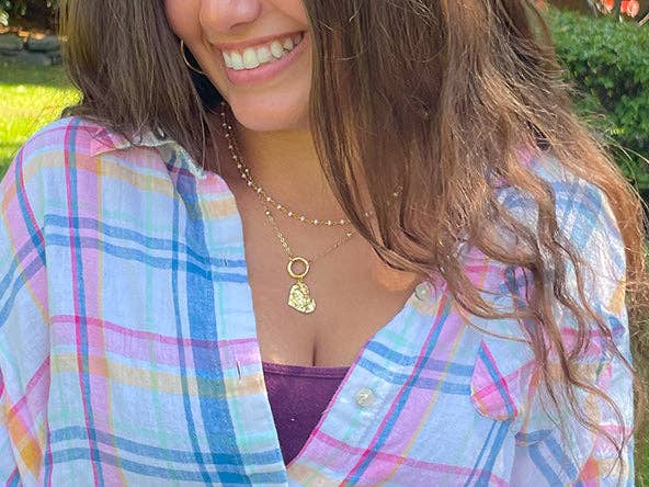 Sparkling Delicate Rolo Chain (Available in 2 Clasps)