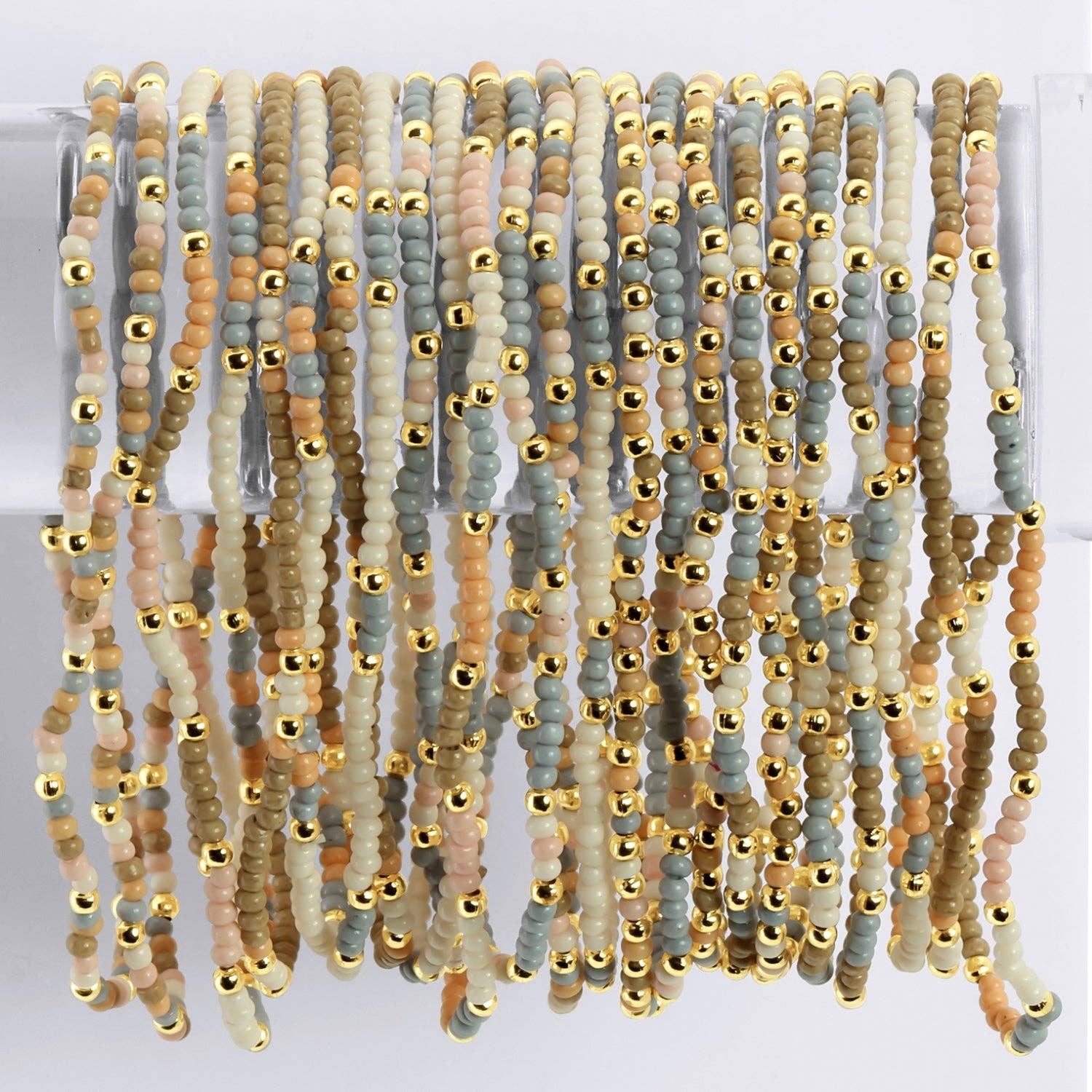 2mm Stretch Seed Bead Bracelets