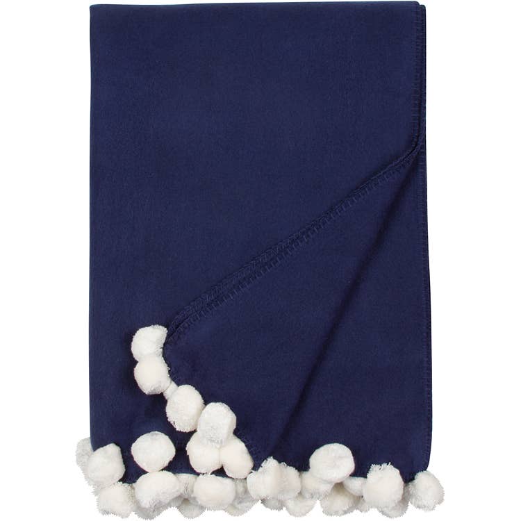 Luxxe Malibu Pom Pom Throws