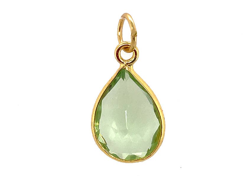 Eye Catching Teardrop | Green Quartz