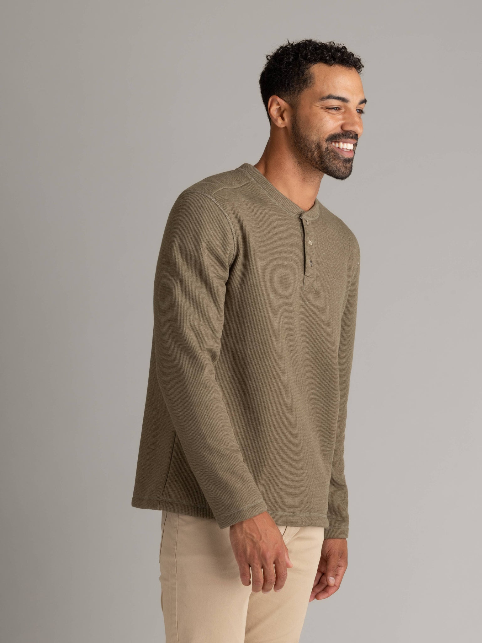 Men's Fireside Sherpa Lined Henley