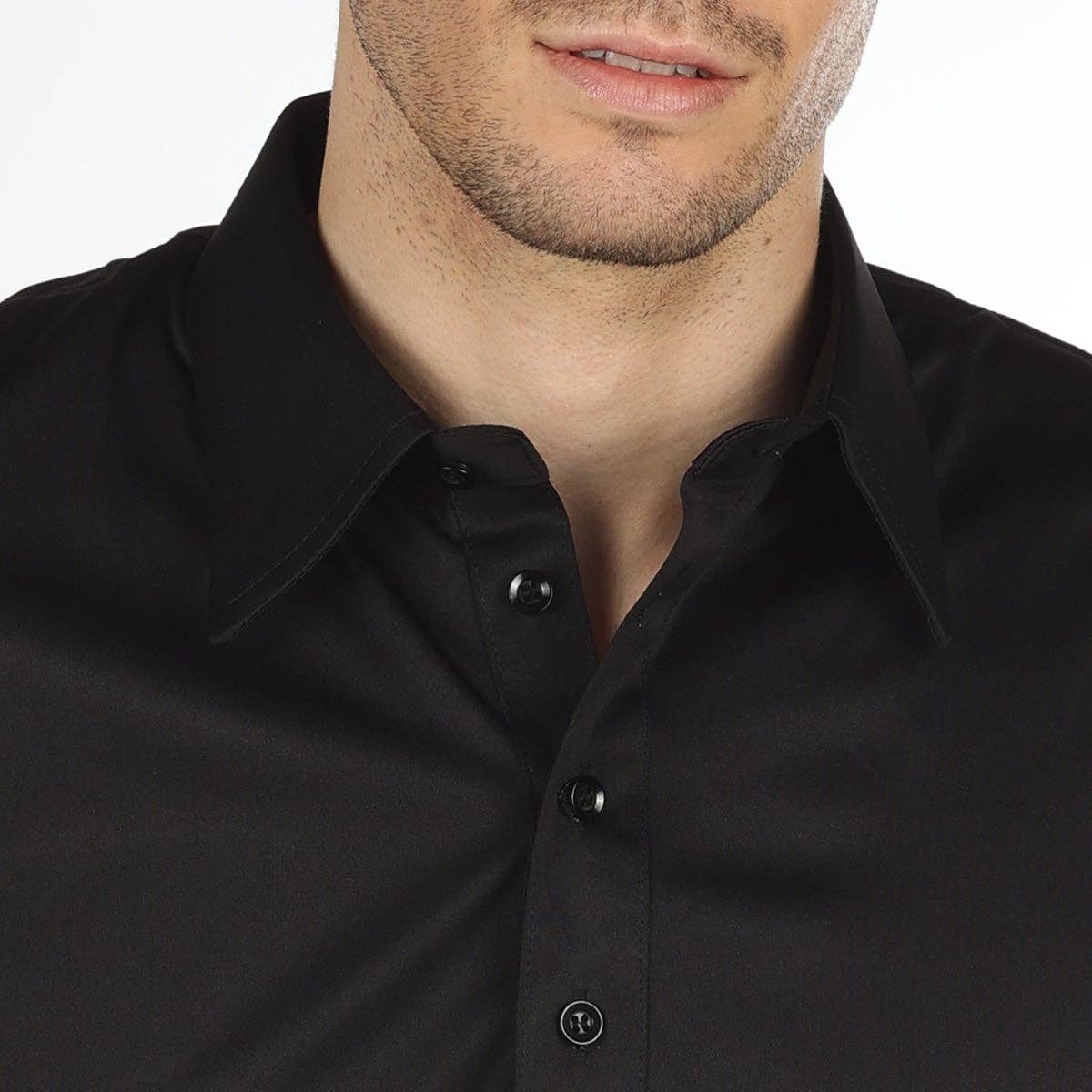The Original Dress Collar Polo™ Black