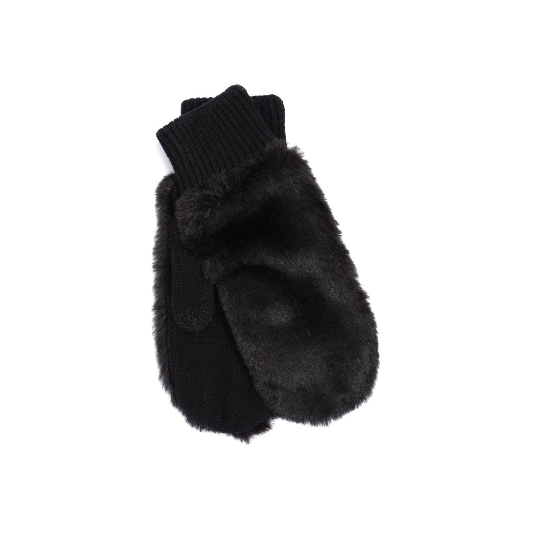 Faux Fur Mittens