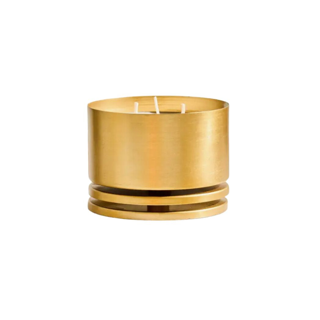 Round Gold Candle