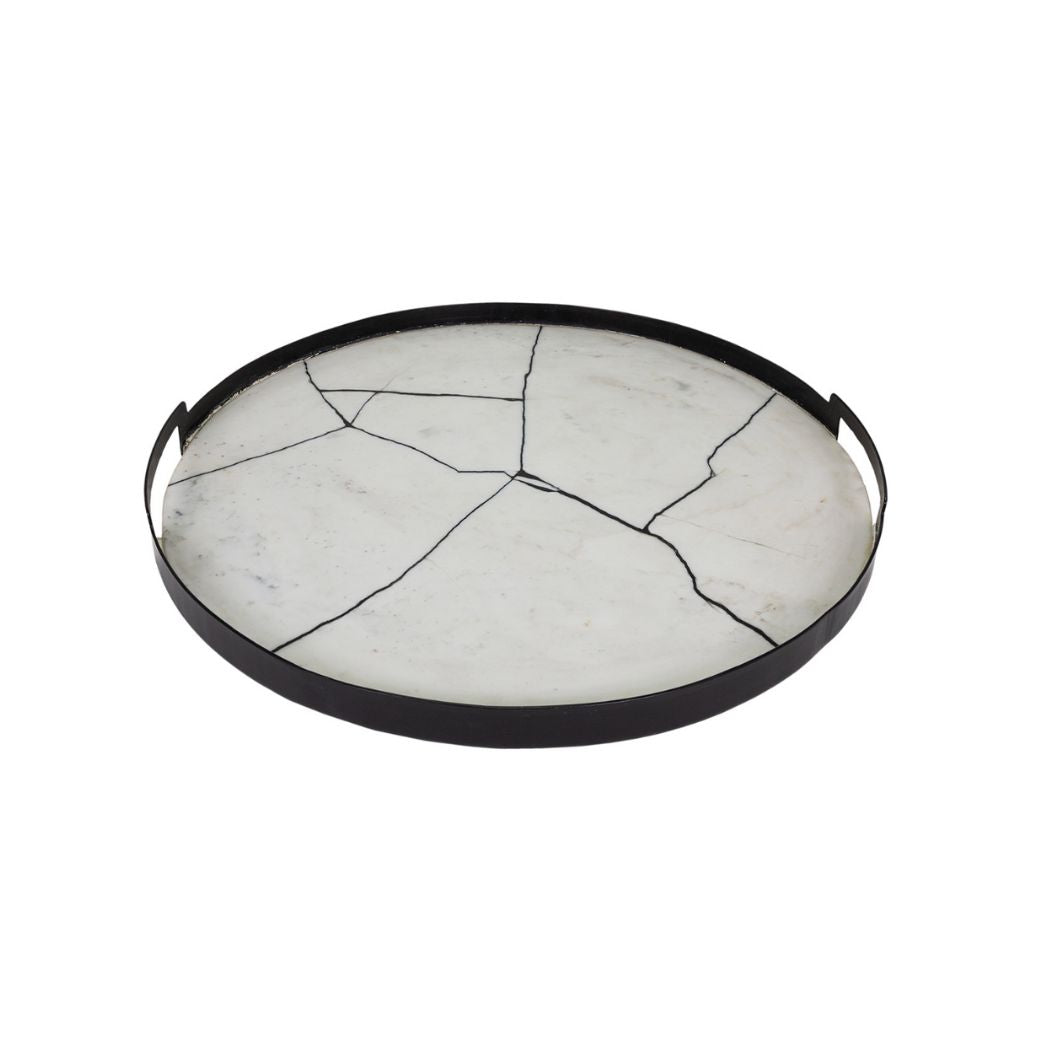 Black & White Marble Tray