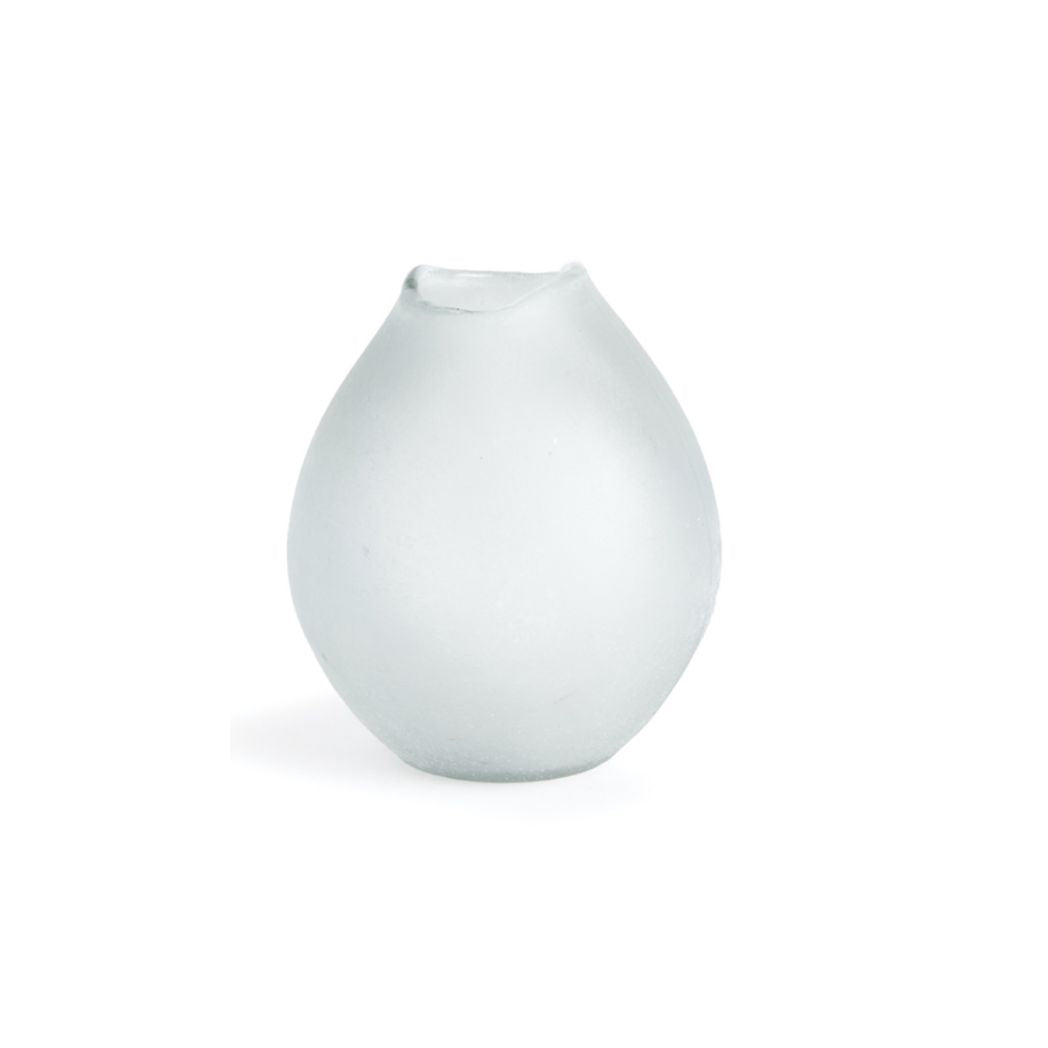 Frosted Glass Vase- Set of 3