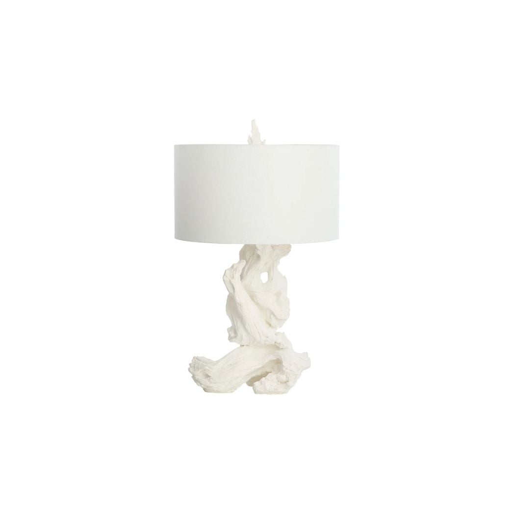 White Driftwood Table Lamp