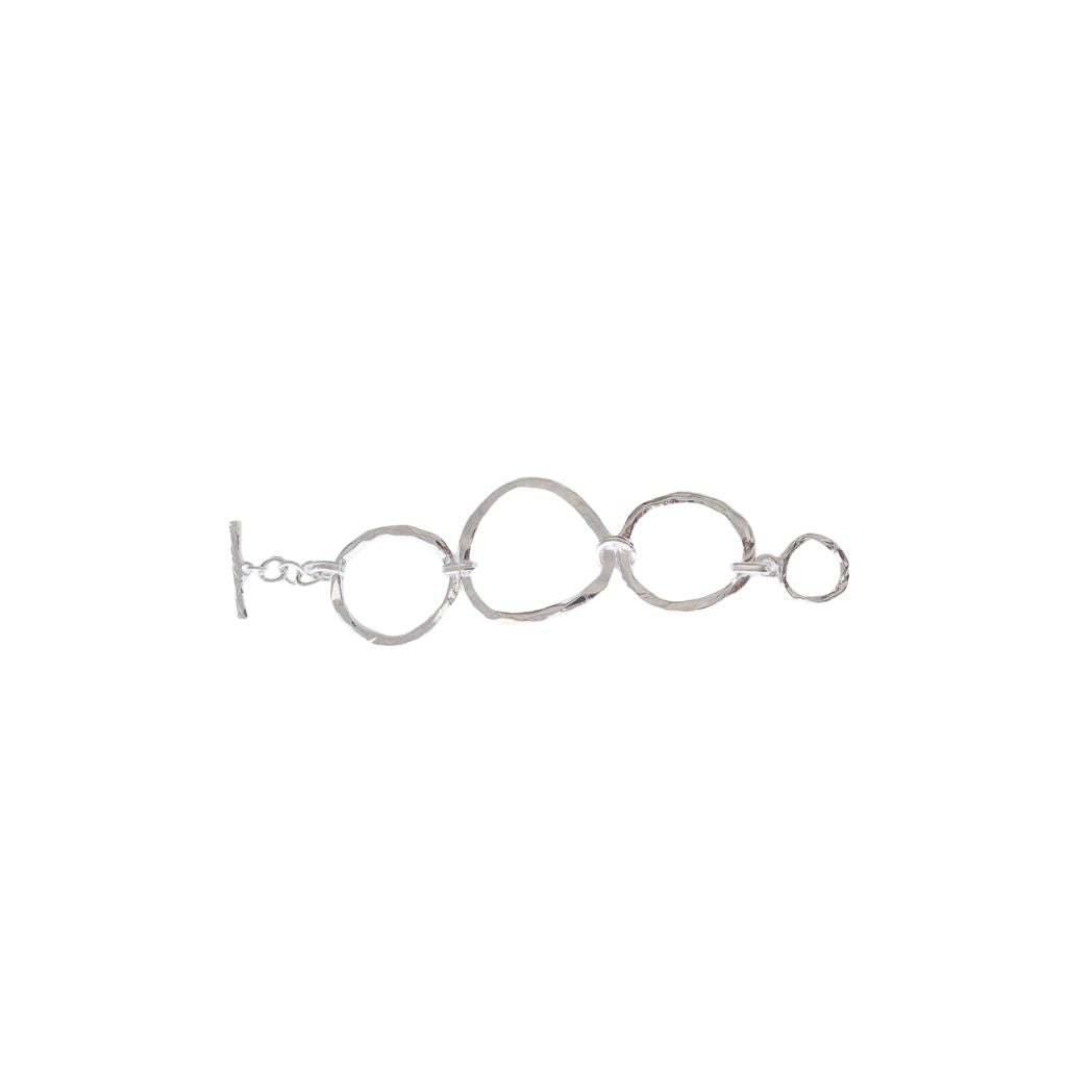 Circle Link Bracelet (Available in Gold and Silver)