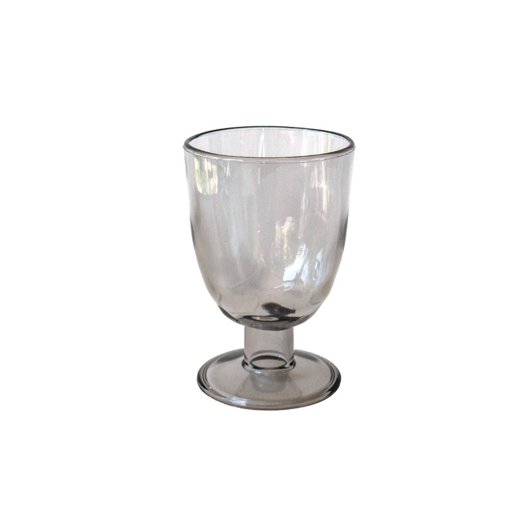 Rustic Goblet, Light Gray- Set of 6