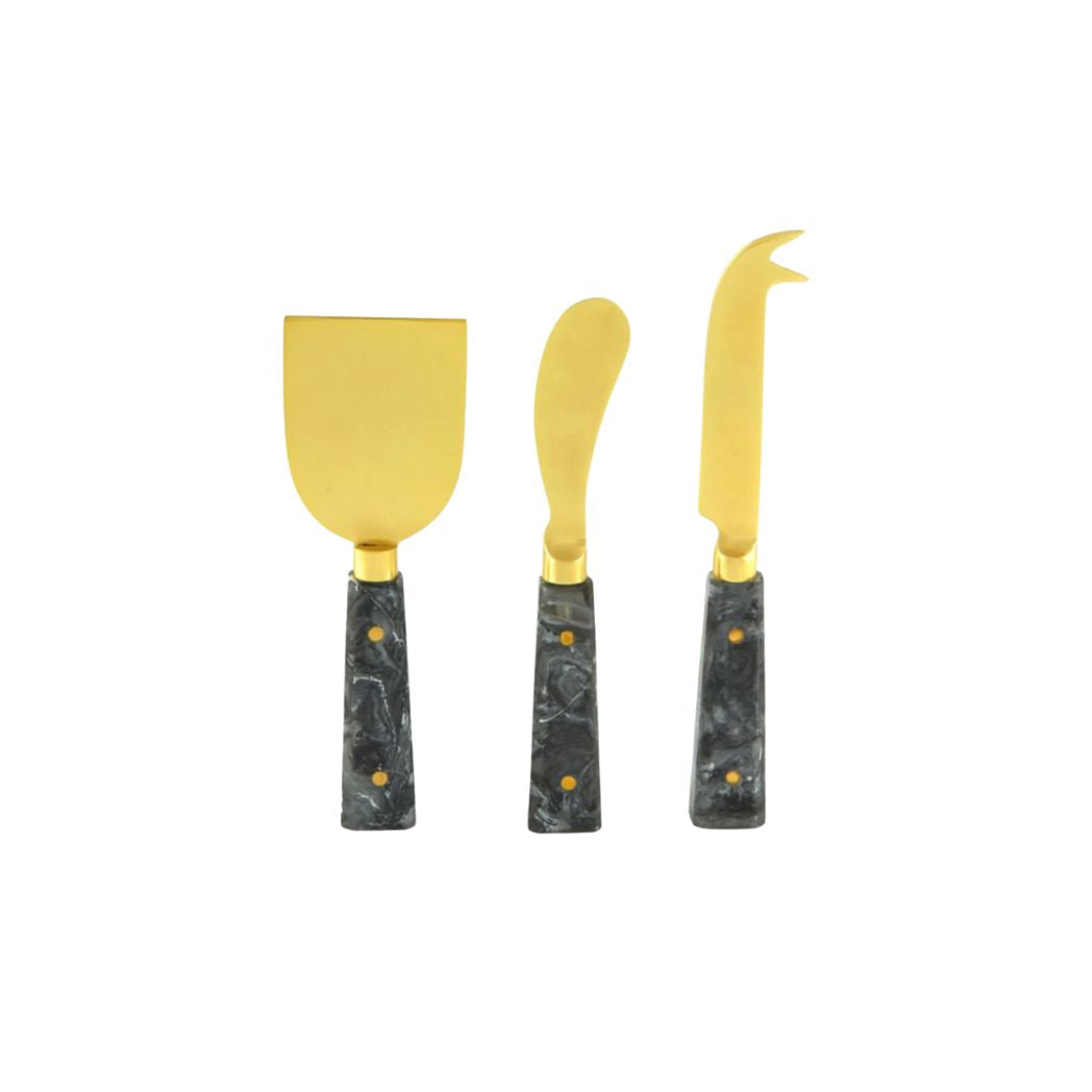 Grey 3-Piece Cheese Set