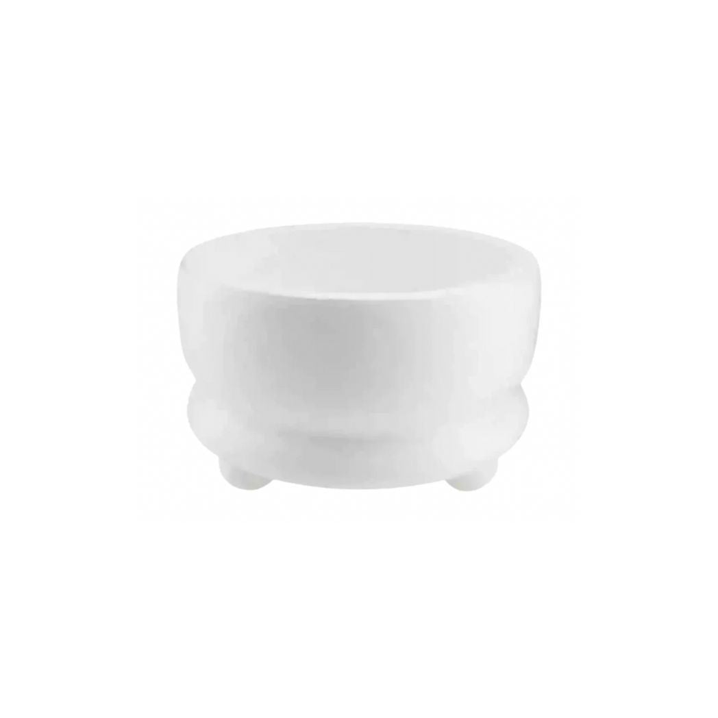 White Bowl with Feet- Large