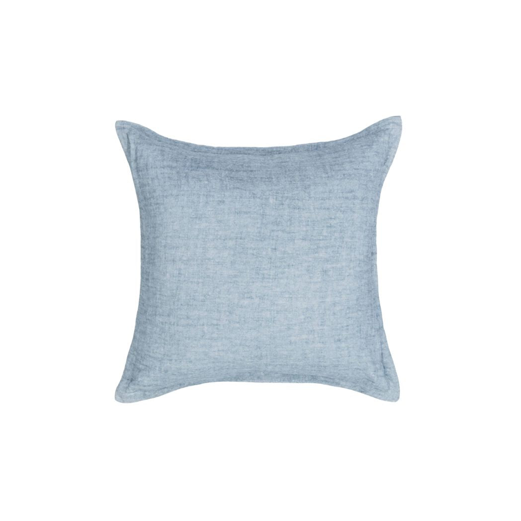 Solstice Chambray Blue Pillow