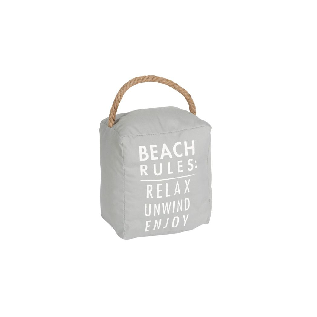 Beach Rules Door Stooper