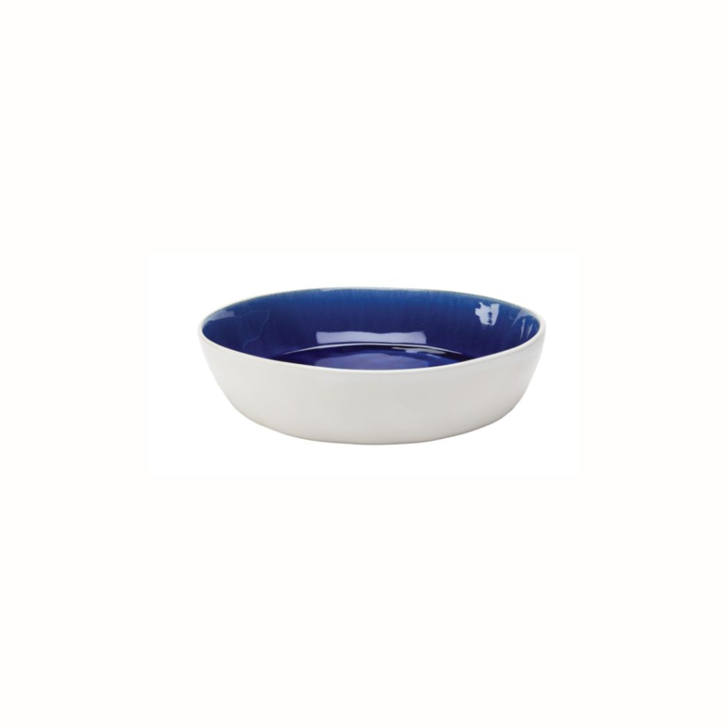 Indigo Blue and White Serving Bowl