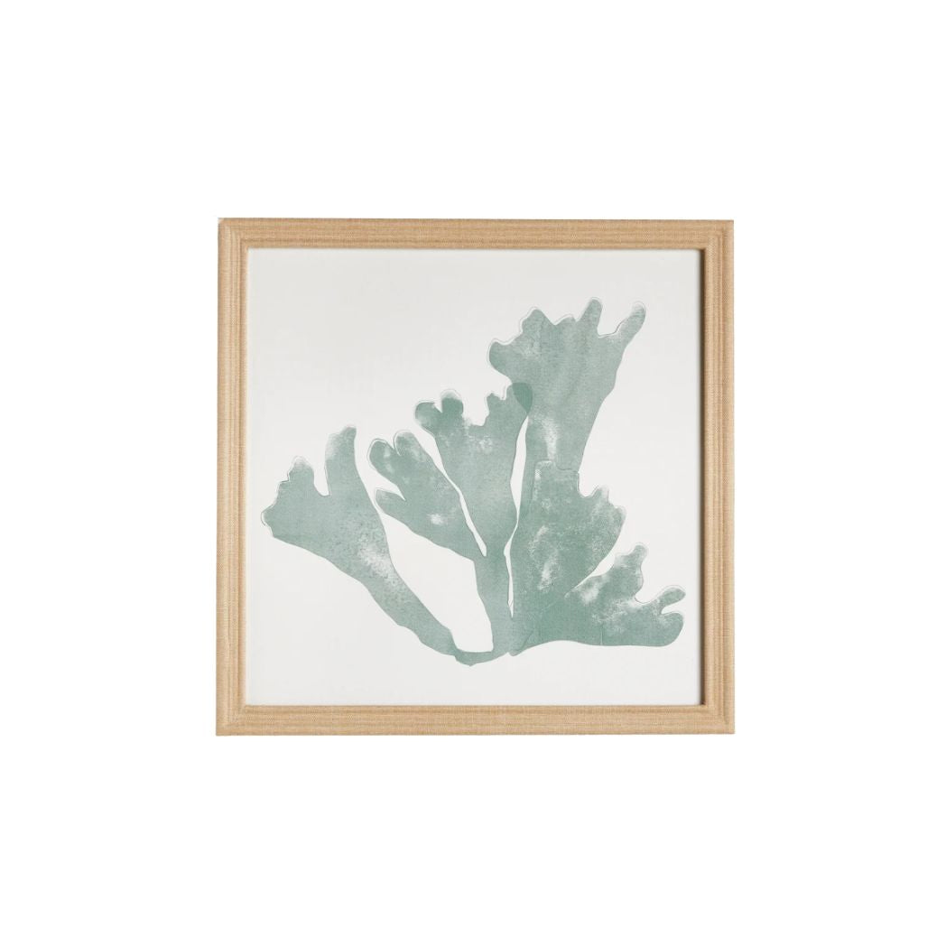 CORAL SILHOUETTES IN SOFT GREEN