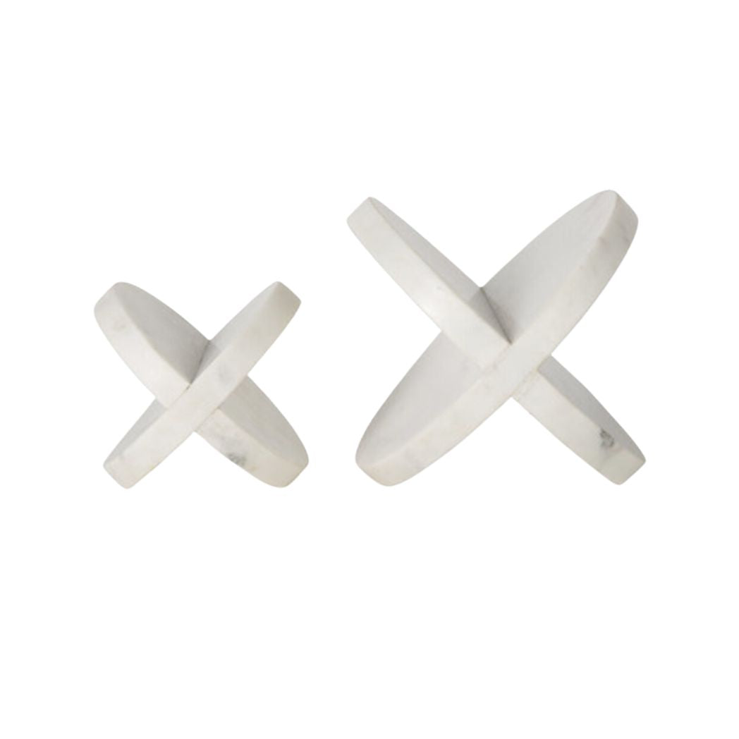 Marble Ornaments- Set of Two