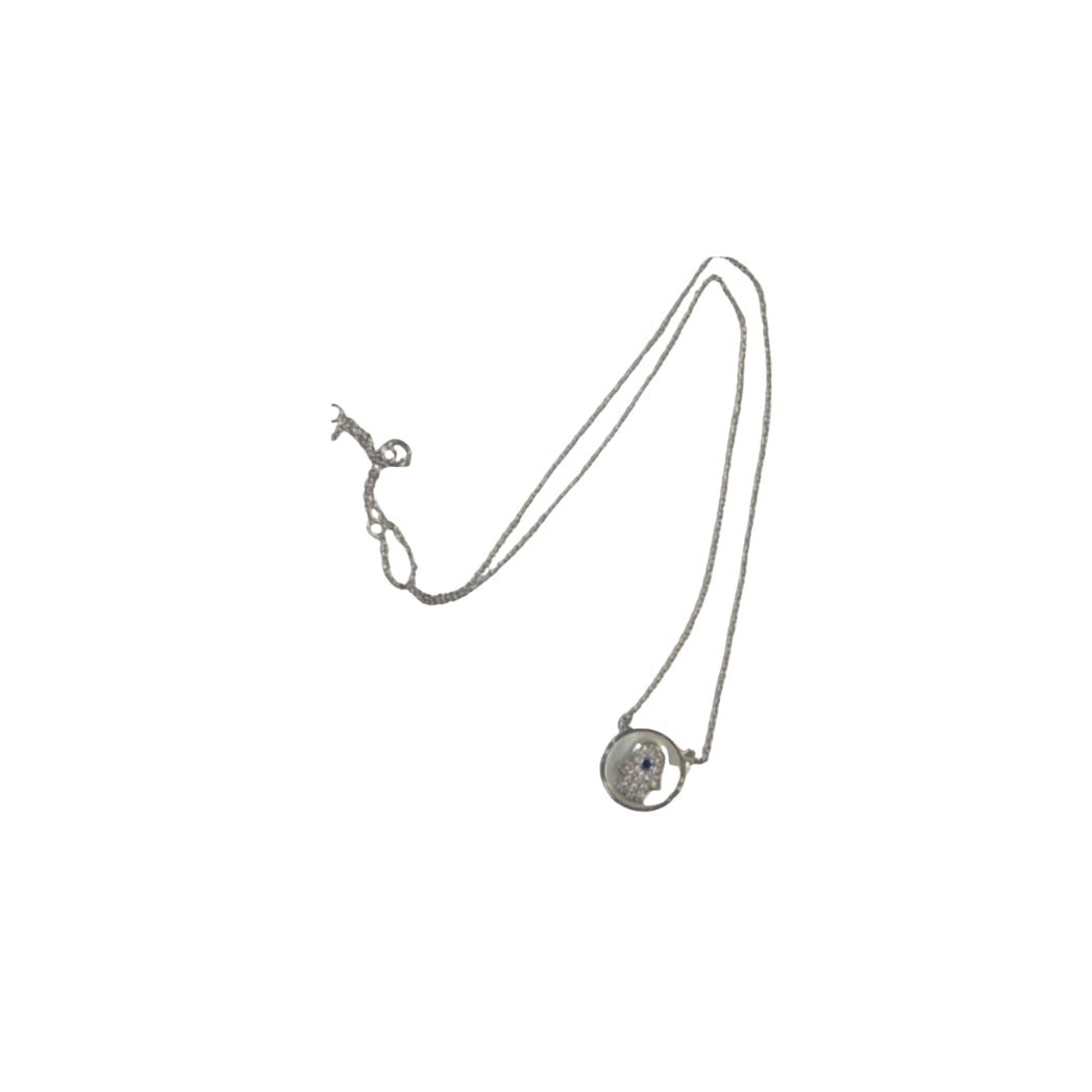 Hamsa Mother of Pearl Necklace