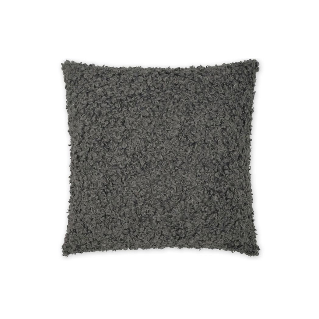 Grey Boucle Pillow