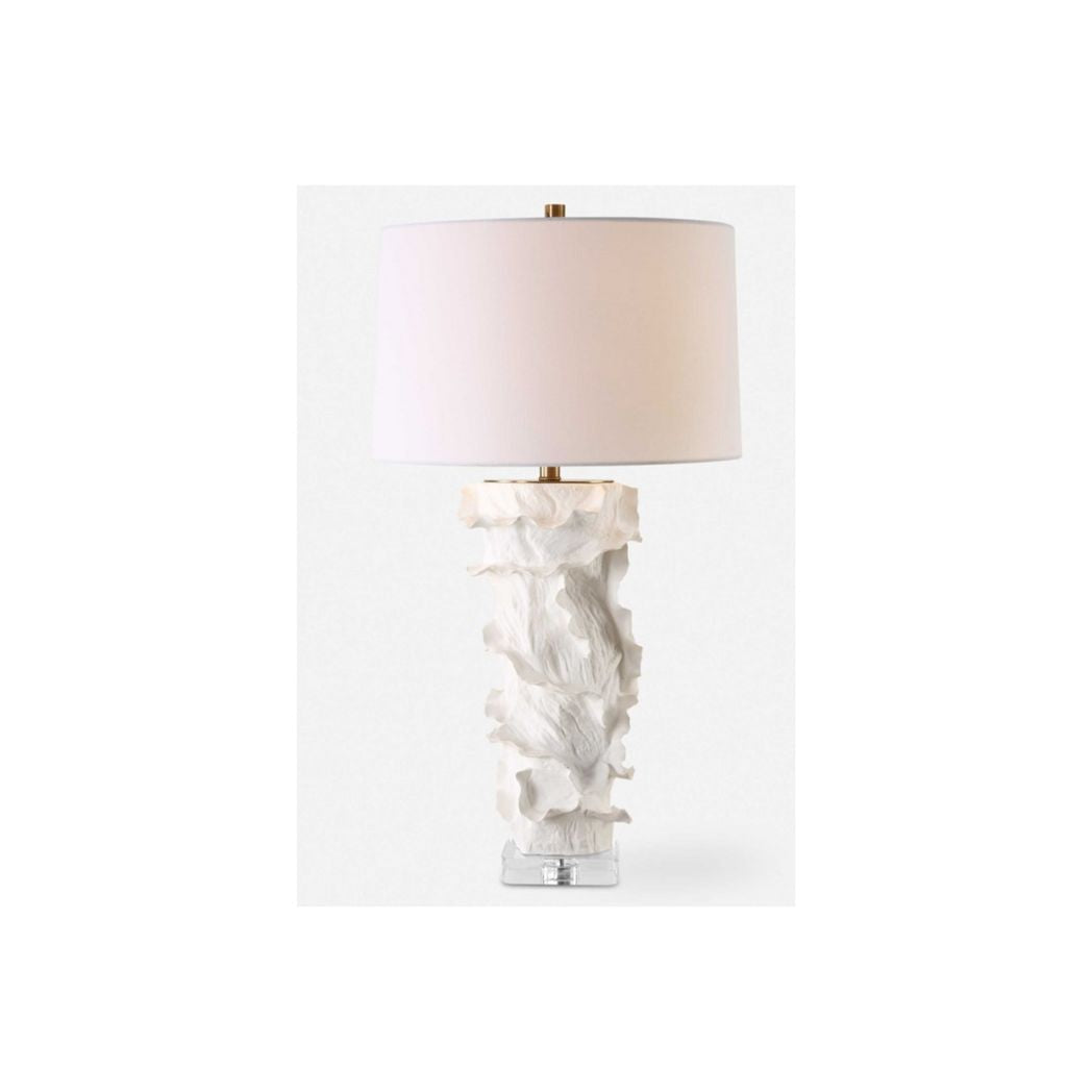 Ceramic Organic Wave Table Lamp