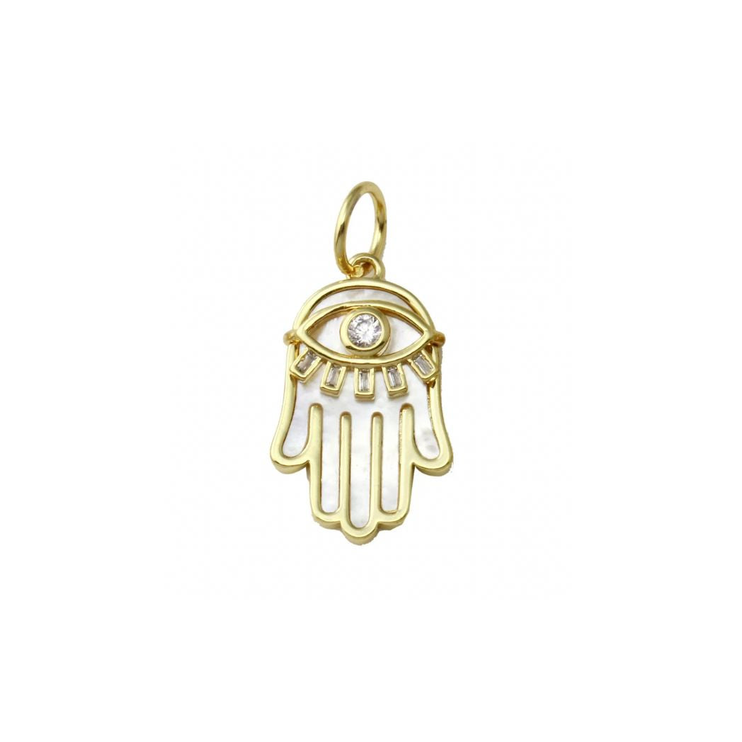 Hamsa Stone Charm