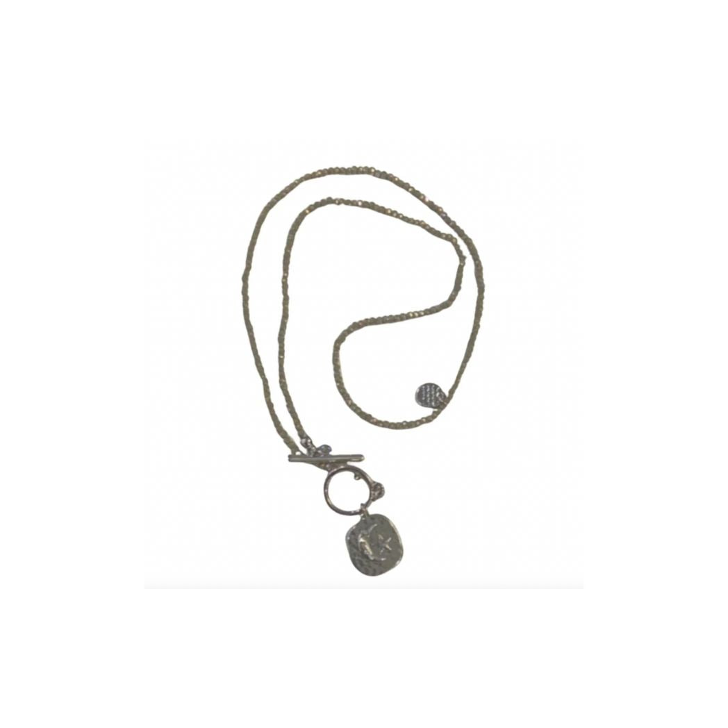 Moon & Star Charm Necklace