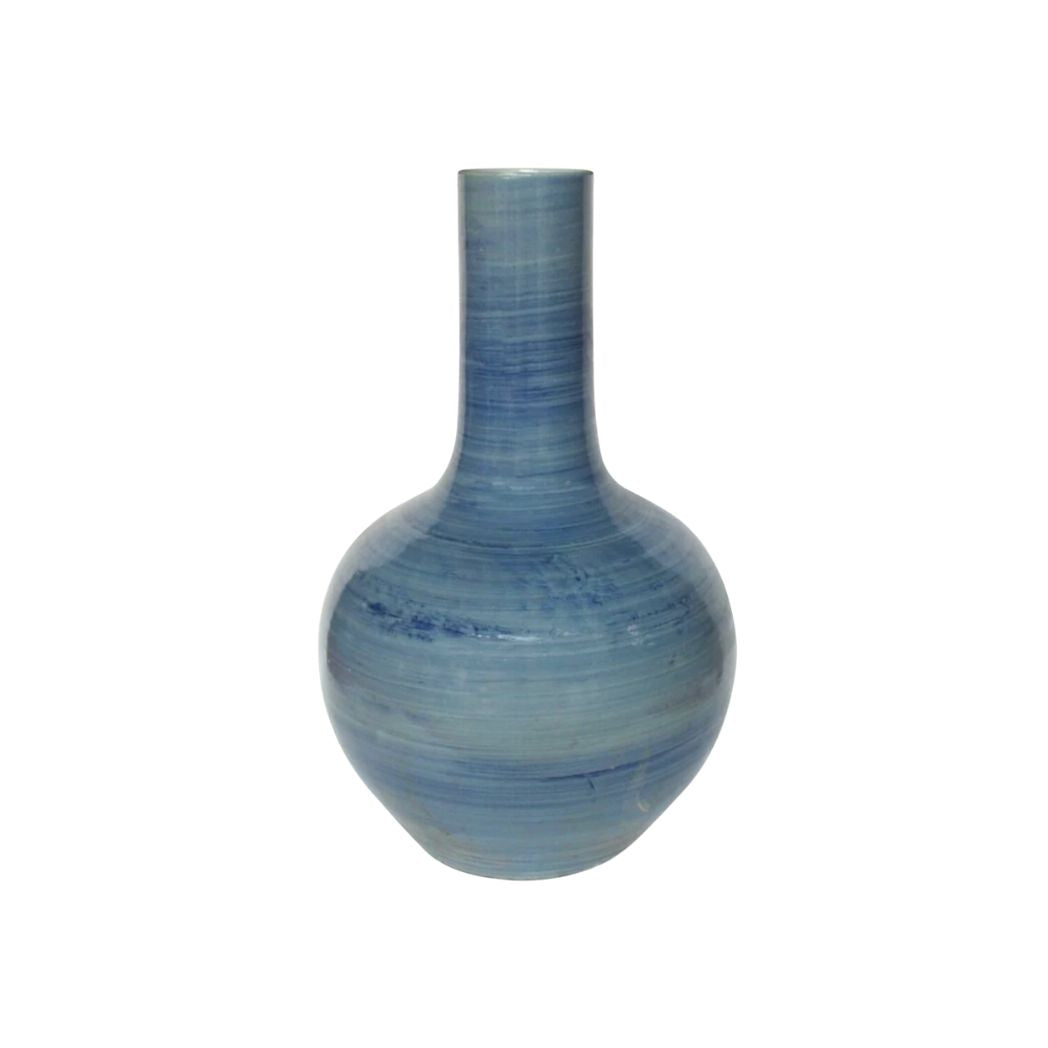 Blue Globe Vase