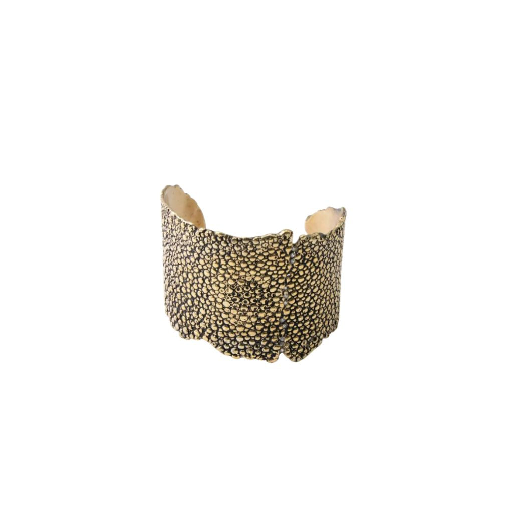 Gold Textured Cuff