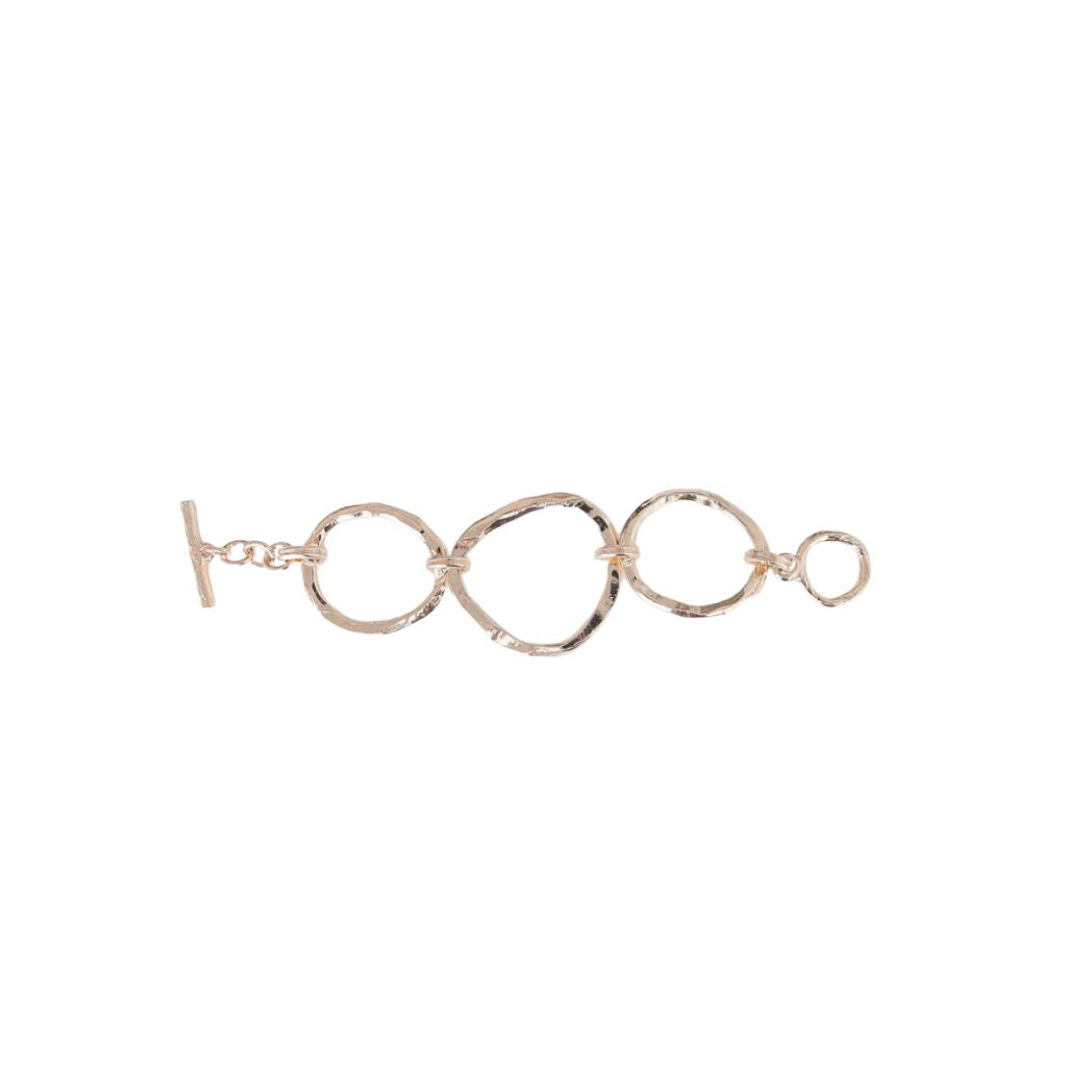 Circle Link Bracelet (Available in Gold and Silver)